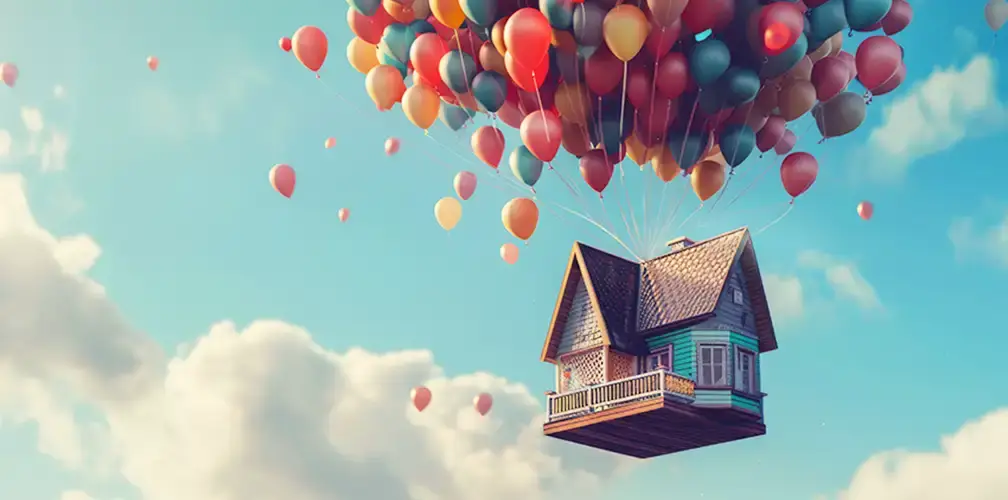 Carl and Ellie’s house from Up